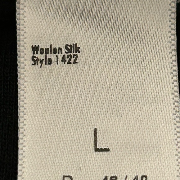 Hanro Wool Silk Leggings Black Size L - Picture 7 of 7